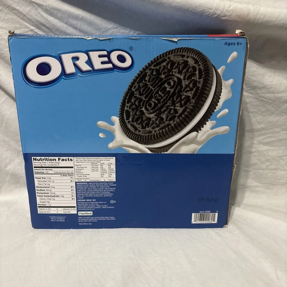 Oreo Cookie Milkshake set two ceramic glasses Christmas/birthday Gift Present‎